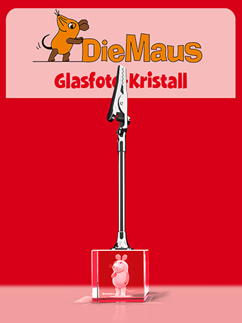 die maus, memohalter, fotohalter, zettelhalter, GLASFOTO.COM